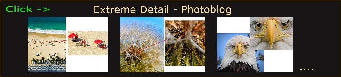 Extreme detail blog header