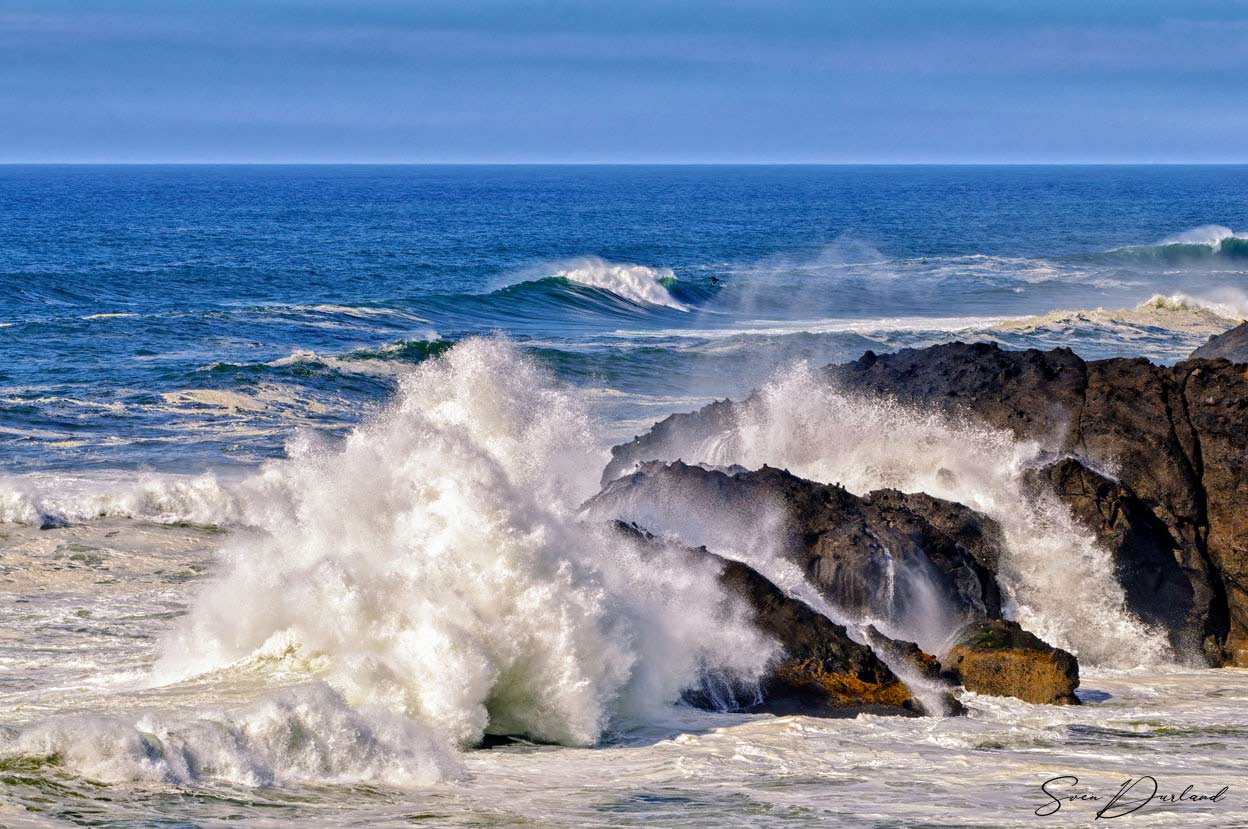 Big splash wave near Bandon