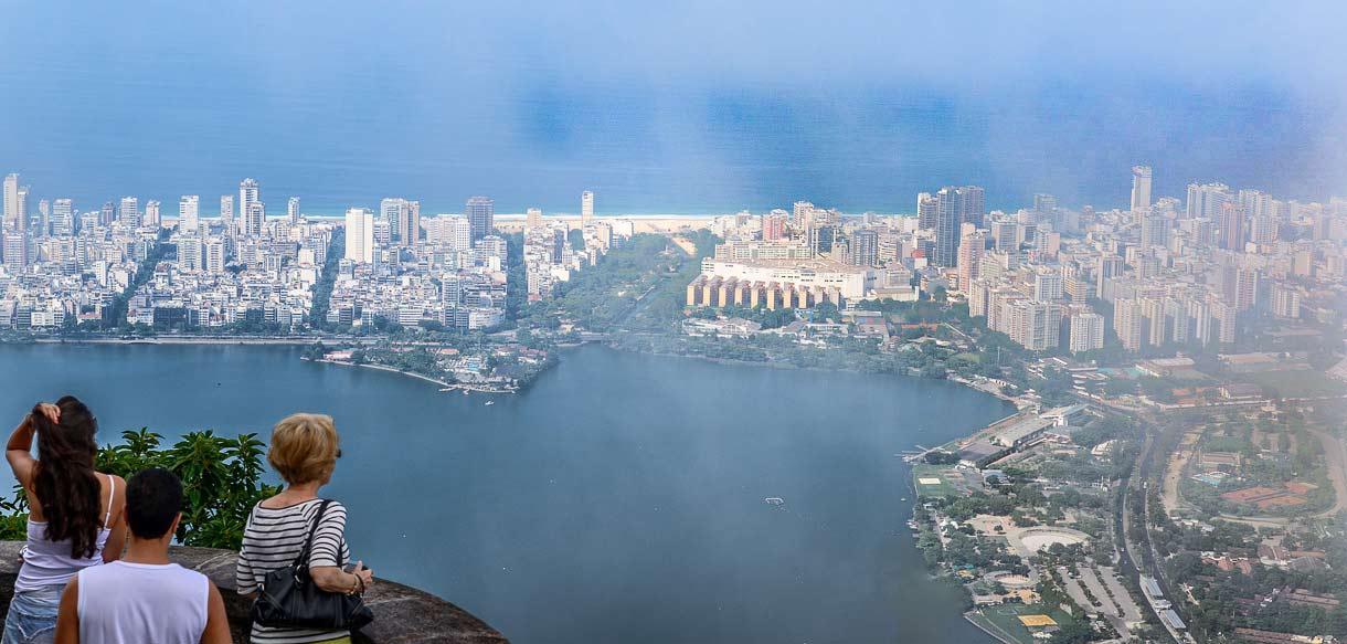 Rio view from Corcovado mountain